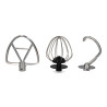 Batidora amasadora 1000w con bol de acero inoxidable 4 l, 32 x 14 x 29 cm