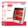 Estufa de cuarzo - modelo plano - anti-vuelco - 400-800w edm