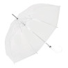 Paraguas largo ø93 cm transparente automático, colores surtidos