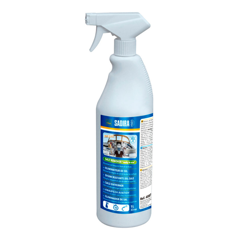 Limpiador eliminador de sal sin agua naútico 1l sadira Limpiador eliminador de sal sin agua naútico 1l sadira