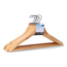 Set 8 perchas madera, kh1000030, storage solutions
