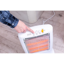 Estufa de cuarzo - modelo economico - anti-vuelco - 400-800-1200w - edm