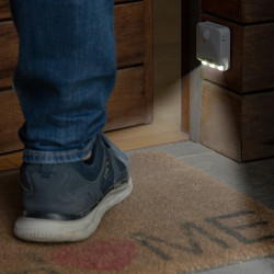 Piloto noche led con sensor movimiento, 2 unidades