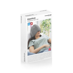 Gorro de gel para migrañas y relajación hawfron, color gris. innovagoods
