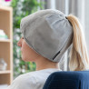 Gorro de gel para migrañas y relajación hawfron, color gris. innovagoods