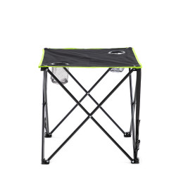 Mesa de camping textil plegable con funda cafolby. innovagoods