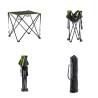 Mesa de camping textil plegable con funda cafolby. innovagoods