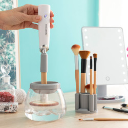 Limpiador y secador automático de brochas de maquillaje maklin innovagoods.