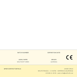 Casco de seguridad, blanco (ce) 497000 wolfcraft