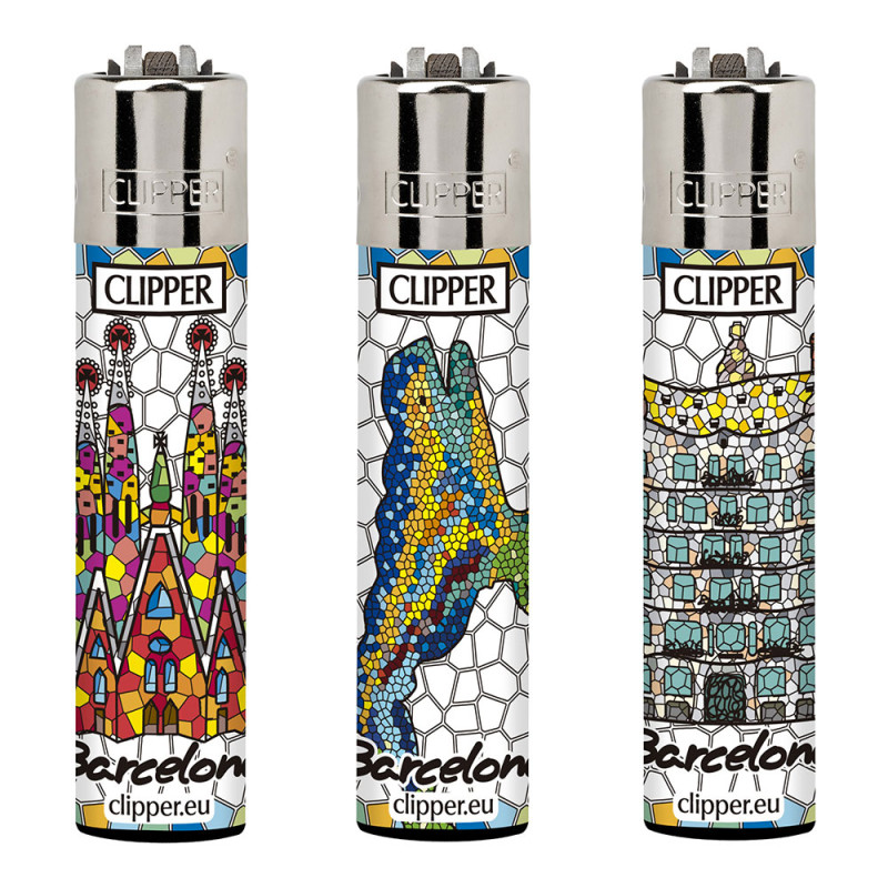 Encendedor cp11 barcelona, diseños variados. clipper Encendedor cp11 barcelona, diseños variados. clipper