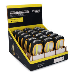 Linterna led xl.doble función con gancho e iman (pilas incluidas)