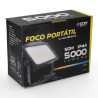 Foco / proyector led recargable 50 w 5.000 lm 12.000 mah 6.500 k