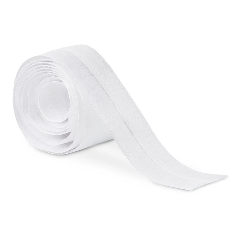 Rollo adhesivo de cierre de gancho y bucle 20mm x 1,5m. blanco, 2144-2, inofix Rollo adhesivo de cierre de gancho y bucle 20mm x 1,5m. blanco, 2144-2, inofix
