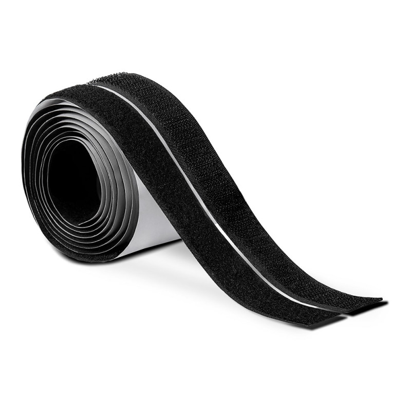 Rollo adhesivo de cierre de gancho y bucle 20mm x 1,5m. negro, 2144-3, inofix Rollo adhesivo de cierre de gancho y bucle 20mm x 1,5m. negro, 2144-3, inofix