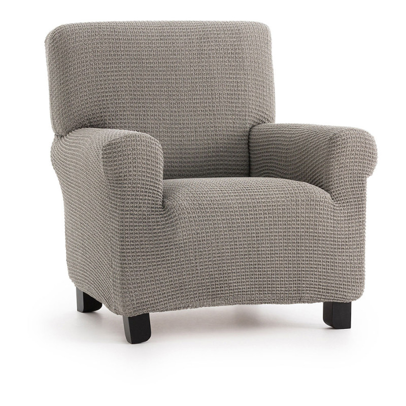 Funda bali gris multi-elástica para sofa 1 plaza belmarti Funda bali gris multi-elástica para sofa 1 plaza belmarti