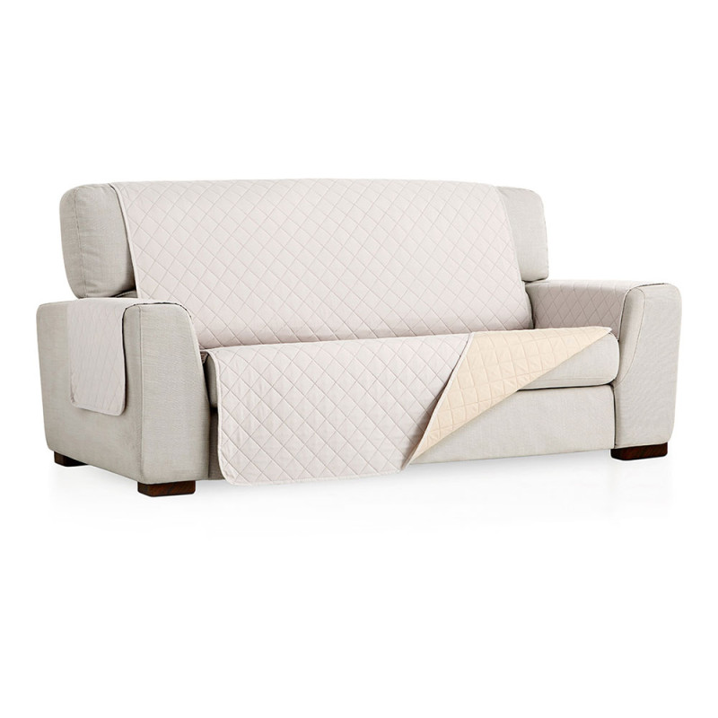Cubre sofa reversible marfil 3 plazas plus belmarti Cubre sofa reversible marfil 3 plazas plus belmarti