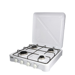 Cocina de gas esmaltada 4 fuegos edm