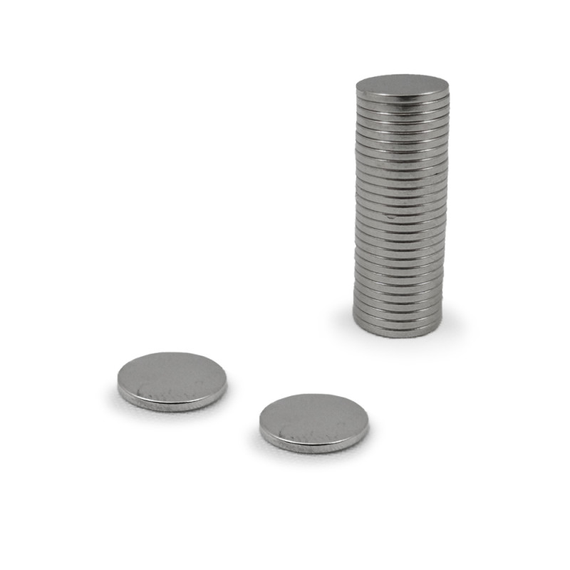 Iman de neodimio ø10x1mm Iman de neodimio ø10x1mm