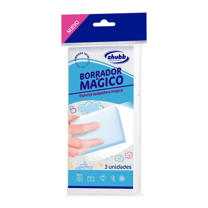 Borrador magico bolsa 3ud 10x7x3cm c01153 chubb Borrador magico bolsa 3ud 10x7x3cm c01153 chubb