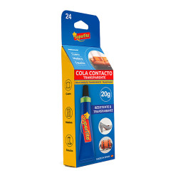 Adhesivo contacto transparente blister 20 ml