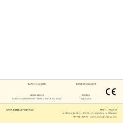 Comprobador de pilas lcd 893101111. varta
