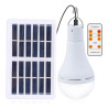 Bombilla solar portátil recargable