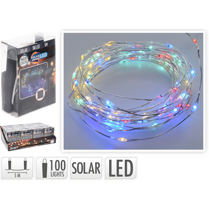 Guirnalda micro led, multicolor, 100 leds, 7 m Guirnalda micro led, multicolor, 100 leds, 7 m