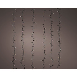 Cortina led parpadeante, multicolor suave, 3,75m