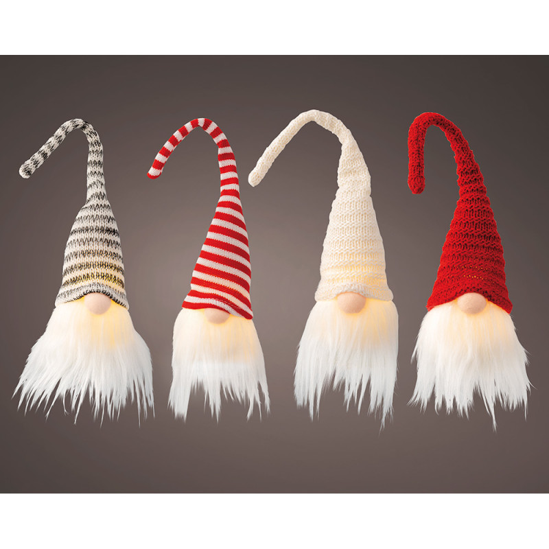 Gnomo led gorro flexible, colores variados, luz fija, 6 x 7 x 23 cm Gnomo led gorro flexible, colores variados, luz fija, 6 x 7 x 23 cm