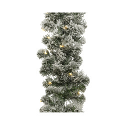 Guirnalda imperial nevada, parpadeante, 50 leds, blanco calido.