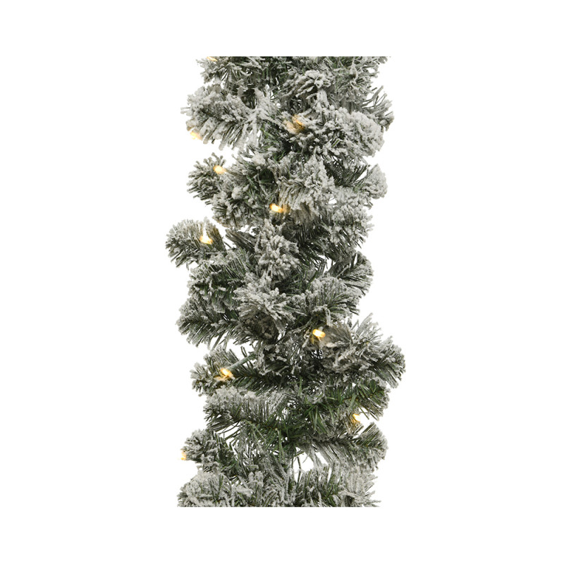 Guirnalda imperial nevada, parpadeante, 50 leds, blanco calido. Guirnalda imperial nevada, parpadeante, 50 leds, blanco calido.
