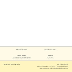 Guia cinta standard maxi blanco 32 x 59 x 15 mm
