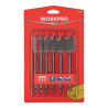 Brocas de pala, juego 6 piezas. workpro