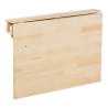 Mesa plegable madera de pared, 79x59x2cm. astigarraga