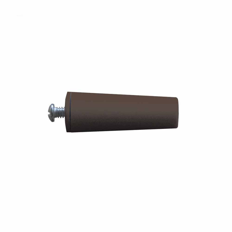 Tope para persiana marrón largo 60 mm Tope para persiana marrón largo 60 mm