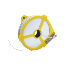 Alambre forrado color blanco con dispensador ø4 mm x 50 m