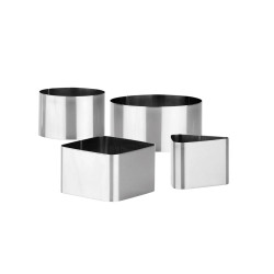 Moldes de emplatar grandchef, 4 pzs. tescoma