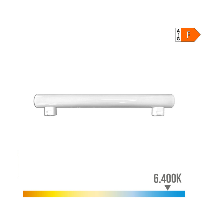 Linestra led 2 casquillos s14s 7 w 750 lm 6400 k luz fria 300 x 30 x 47 mm Linestra led 2 casquillos s14s 7 w 750 lm 6400 k luz fria 300 x 30 x 47 mm