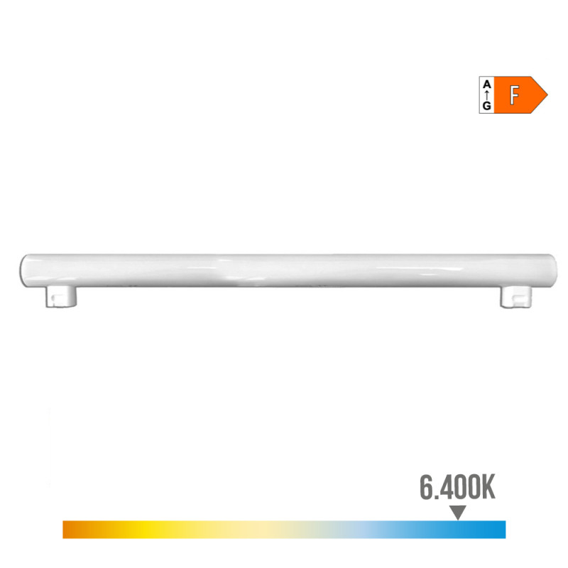 Linestra led 2 casquillos s14s 9 w 950 lm 6400 k luz fria 500 x 30 x 47 mm Linestra led 2 casquillos s14s 9 w 950 lm 6400 k luz fria 500 x 30 x 47 mm