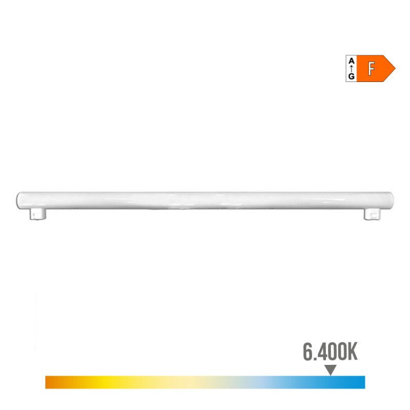 Linestra led 2 casquillos s14s 18 w 1800 lm 6400 k luz fria 1000 x 30 x 47 mm Linestra led 2 casquillos s14s 18 w 1800 lm 6400 k luz fria 1000 x 30 x 47 mm