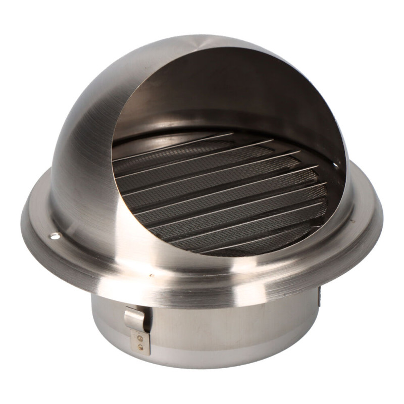 Rejilla ventilación acero inox copa empotrable ø100 mm Rejilla ventilación acero inox copa empotrable ø100 mm