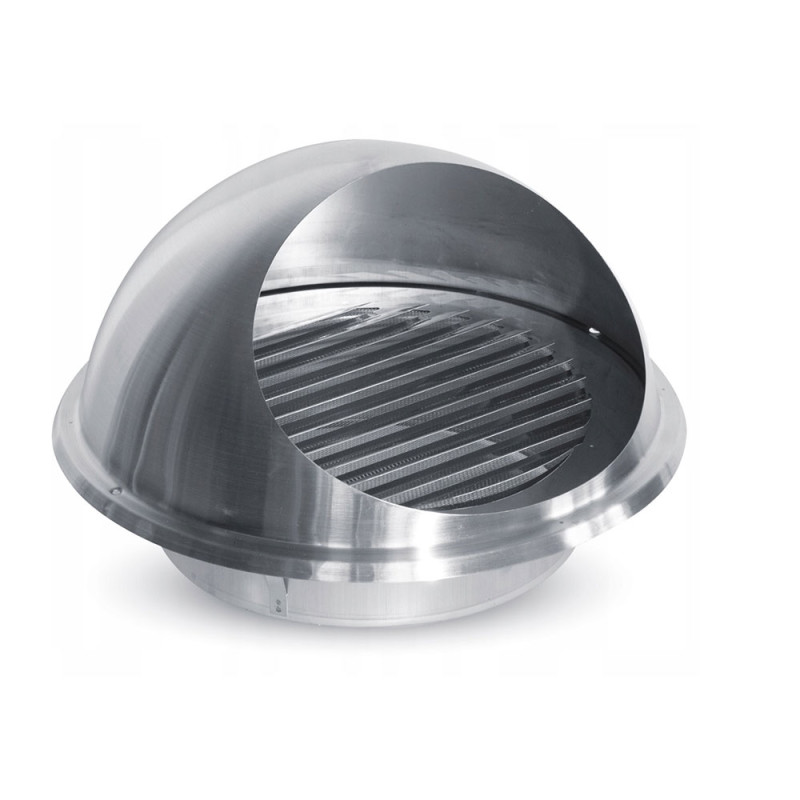 Rejilla ventilación acero inox copa empotrable ø125 mm Rejilla ventilación acero inox copa empotrable ø125 mm