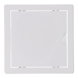 Tapa de registro cuadrada empotrable abs 15x15cm blanca