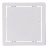 Tapa de registro cuadrada empotrable abs 15x15cm blanca