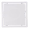 Tapa de registro cuadrada empotrable abs 20x20cm blanca