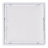 Tapa de registro cuadrada empotrable abs 20x20cm blanca