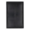 Tapa de registro rectangular empotrable abs 25x40cm gris antracita