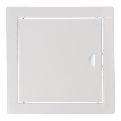 Tapa de registro cuadrada empotrable acero 20x20cm blanca