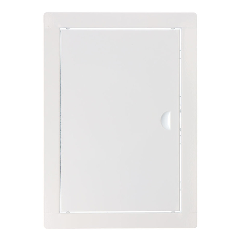 Tapa de registro rectangular empotrable acero 20x30cm blanca Tapa de registro rectangular empotrable acero 20x30cm blanca
