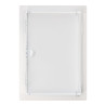 Tapa de registro rectangular empotrable acero 20x30cm blanca